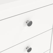 Madrid Bedside Table 3 Drawers – White – image 8