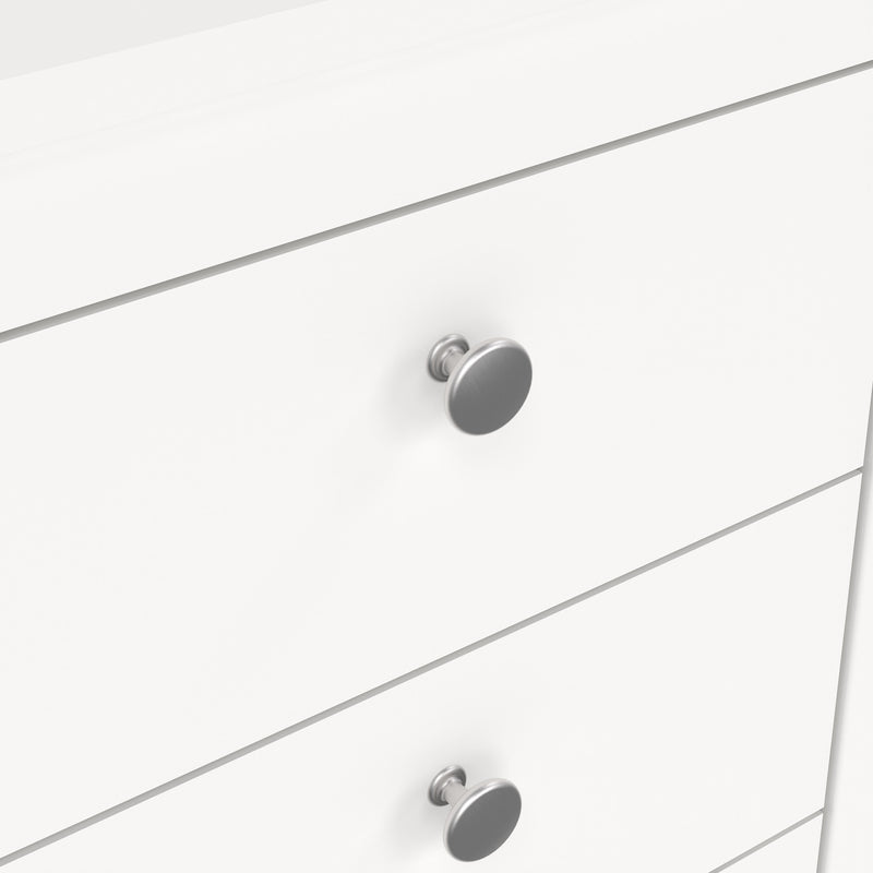 Madrid Bedside Table 3 Drawers – White – image 8