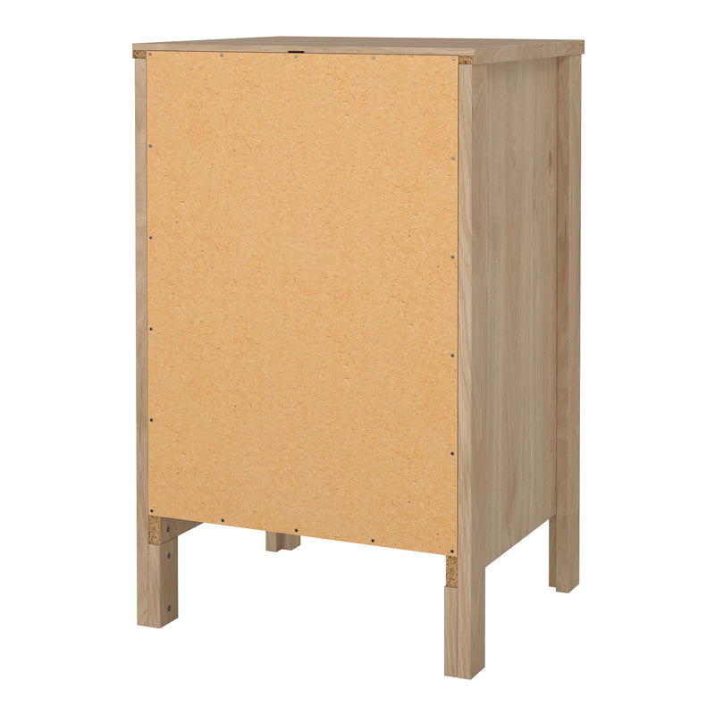 Madrid Bedside Table 3 Drawers – Hickory Oak – image 5