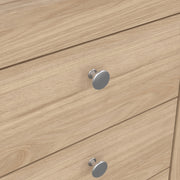Madrid Bedside Table 3 Drawers – Hickory Oak – image 8