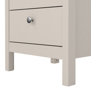 Madrid Bedside Table 3 Drawers – Cashmere – image 8