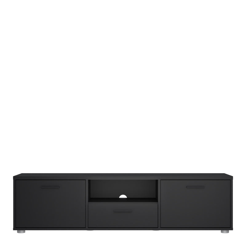 Media TV Unit with 2 Doors 1 Drawer – image 2