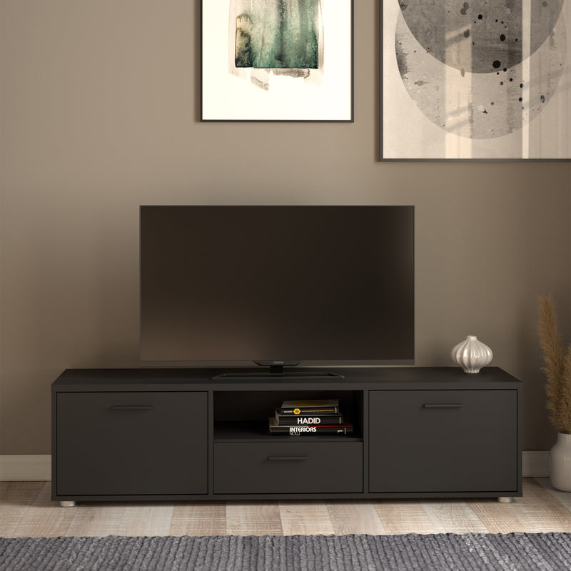 Media TV Unit with 2 Doors 1 Drawer – image 5