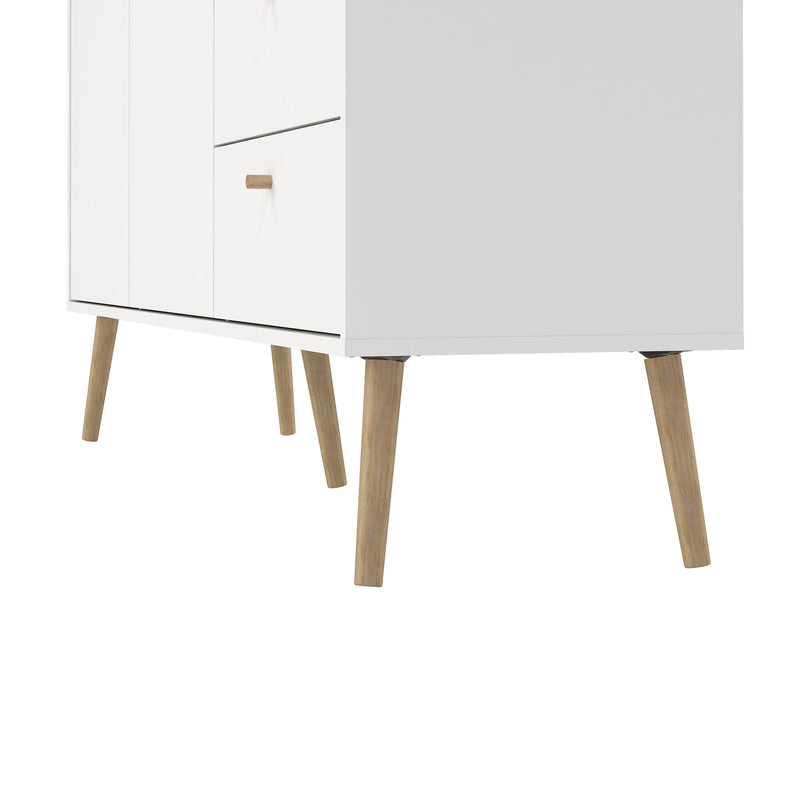 Cumbria Sideboard 2 Doors + 3 Drawers Dark – image 9