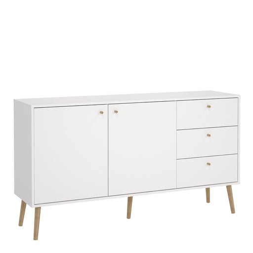 Cumbria Sideboard 2 Doors + 3 Drawers Dark – image 1