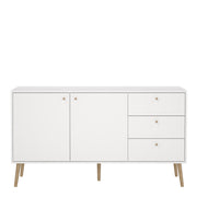 Cumbria Sideboard 2 Doors + 3 Drawers Dark – image 2