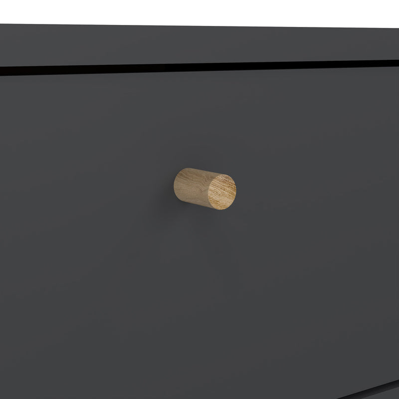 Cumbria Nightstand 1 Door + 1 Drawer Dark – image 8
