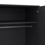 Cumbria Wardrobe with 2 Doors , including 2 Drawers Dark – Grey – image 11