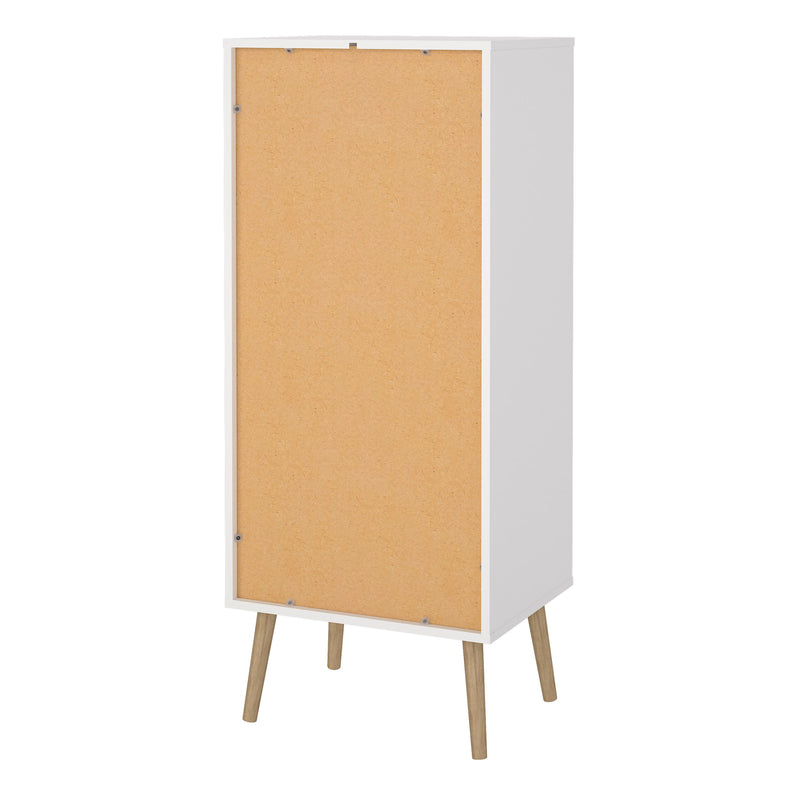 Cumbria Chest 5 Drawers Dark – White – image 4