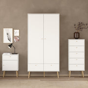 Cumbria Chest 5 Drawers Dark – White – image 6