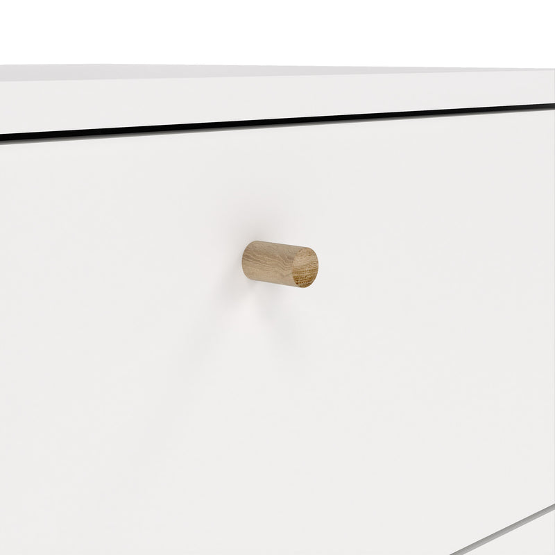 Cumbria Chest 5 Drawers Dark – White – image 8