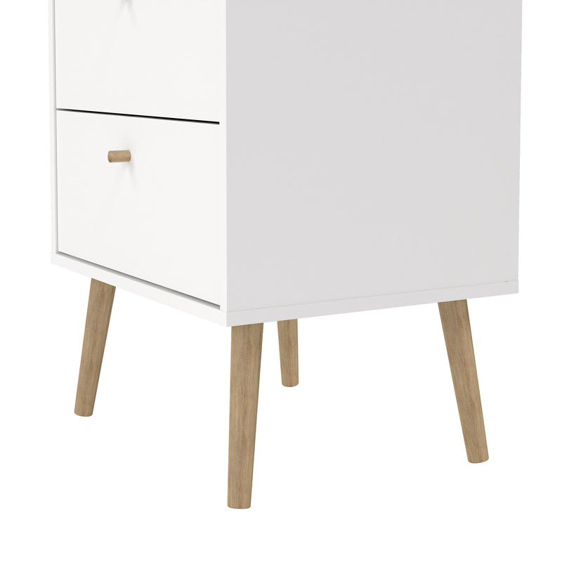 Cumbria Chest 5 Drawers Dark – White – image 9