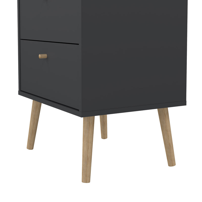Cumbria Chest 5 Drawers Dark – Grey – image 9