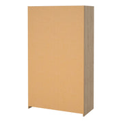 Uppsala Open Wardrobe Unit in Jackson with a Textile Curtain – Hickory Oak – image 4