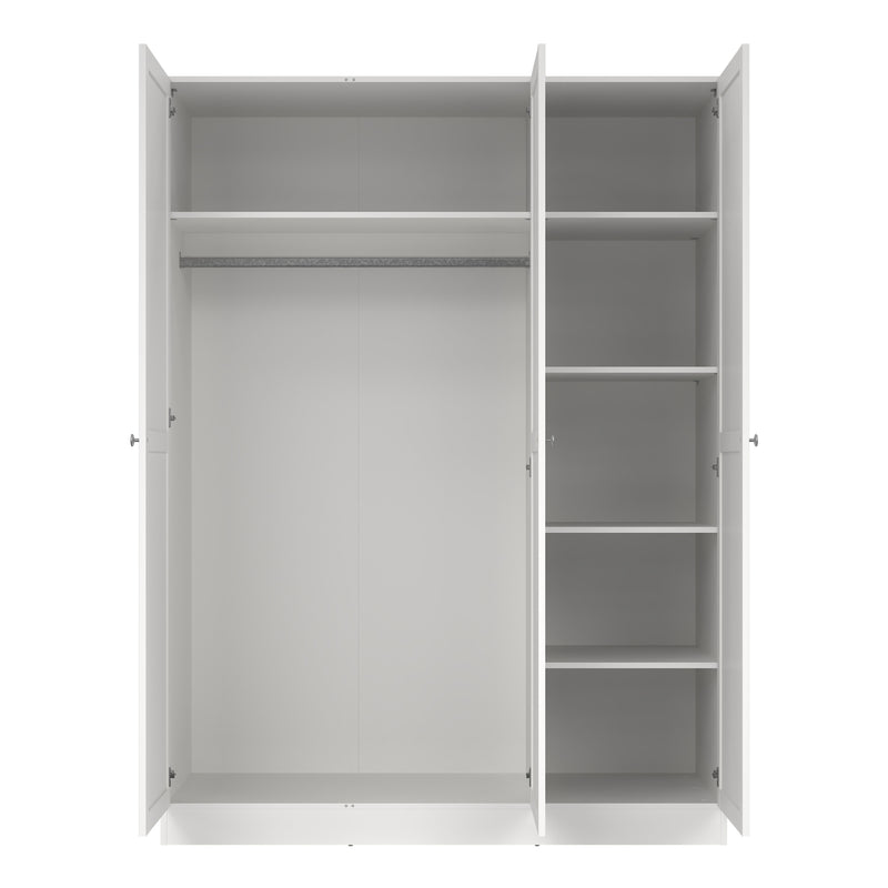 Brande Wardrobe with 3 Frame Doors in Jackson – White – image 6