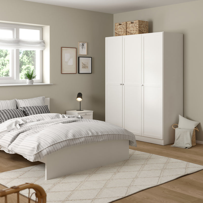 Brande Wardrobe with 3 Frame Doors in Jackson – White – image 7