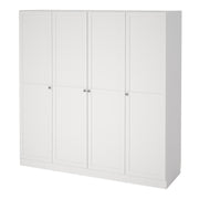 Brande Wardrobe with 4 Frame Doors in Jackson – White – image 3