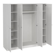 Brande Wardrobe with 4 Frame Doors in Jackson – White – image 5