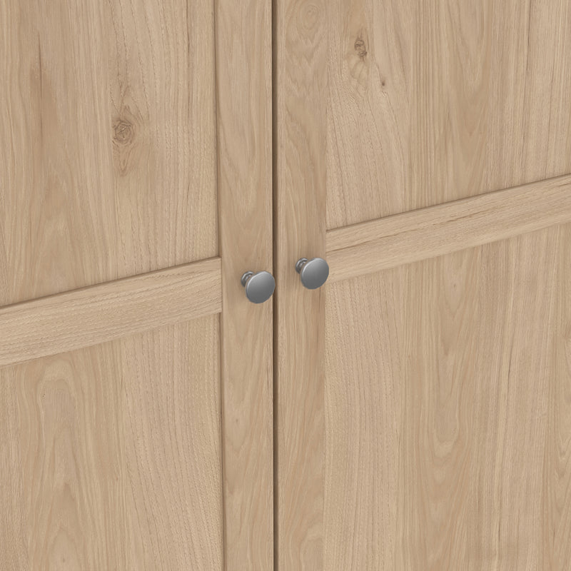 Brande Wardrobe with 4 Frame Doors in Jackson – Hickory Oak – image 10