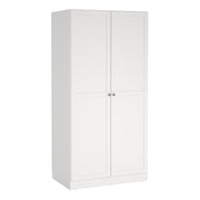 Brande Wardrobe with 2 Frame Doors in Jackson – White – image 1