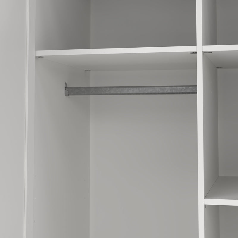 Brande Wardrobe with 2 Frame Doors in Jackson – White – image 10