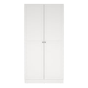 Brande Wardrobe with 2 Frame Doors in Jackson – White – image 2