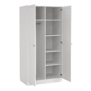 Brande Wardrobe with 2 Frame Doors in Jackson – White – image 5