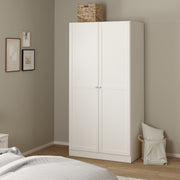 Brande Wardrobe with 2 Frame Doors in Jackson – White – image 8