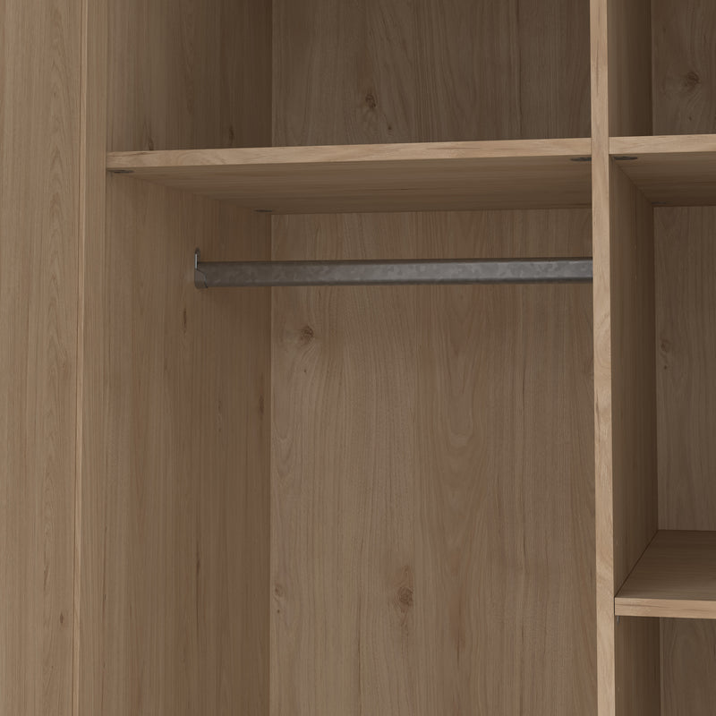 Brande Wardrobe with 2 Frame Doors in Jackson – Hickory Oak – image 10