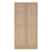 Brande Wardrobe with 2 Frame Doors in Jackson – Hickory Oak – image 2