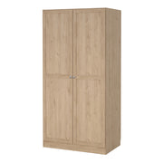 Brande Wardrobe with 2 Frame Doors in Jackson – Hickory Oak – image 3