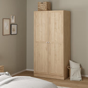 Brande Wardrobe with 2 Frame Doors in Jackson – Hickory Oak – image 8