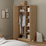 Brande Wardrobe with 2 Frame Doors in Jackson – Hickory Oak – image 9