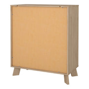 Ikast Chest 3 Drawers in Jackson Hickory and White – image 4