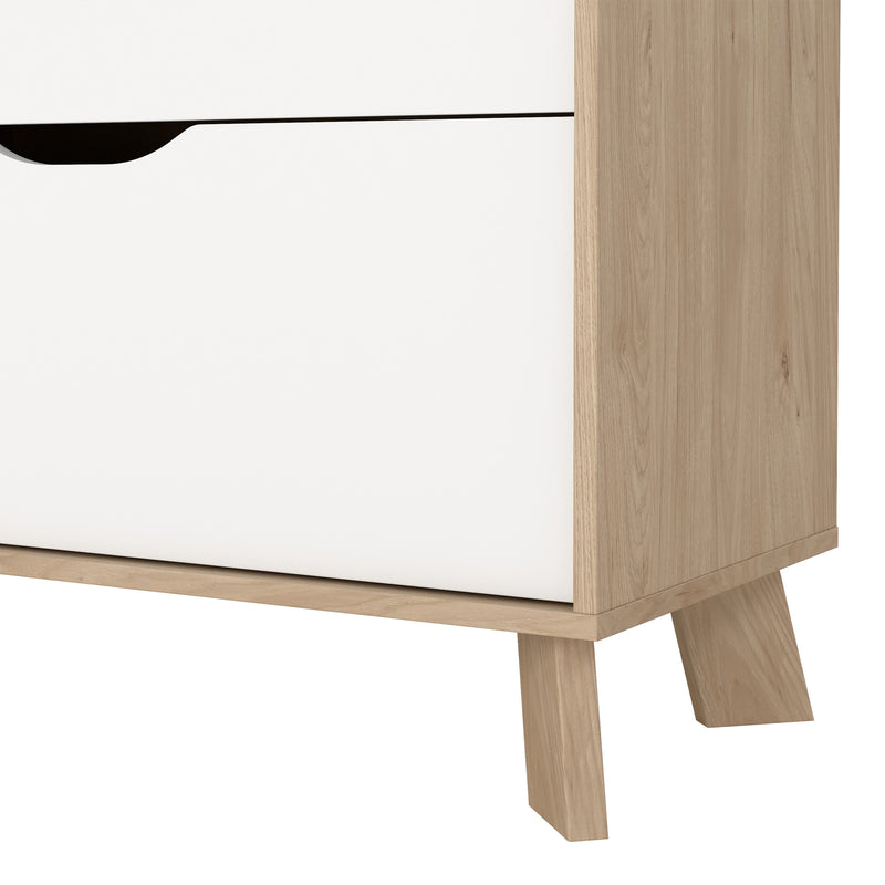 Ikast 6 Drawers Double Dresser in Jackson Hickory and White – image 11
