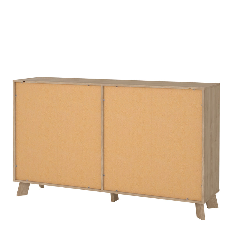 Ikast 6 Drawers Double Dresser in Jackson Hickory and White – image 5