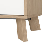Ikast Sideboard 2 Doors + 3 Drawers in Jackson Hickory and White – image 10