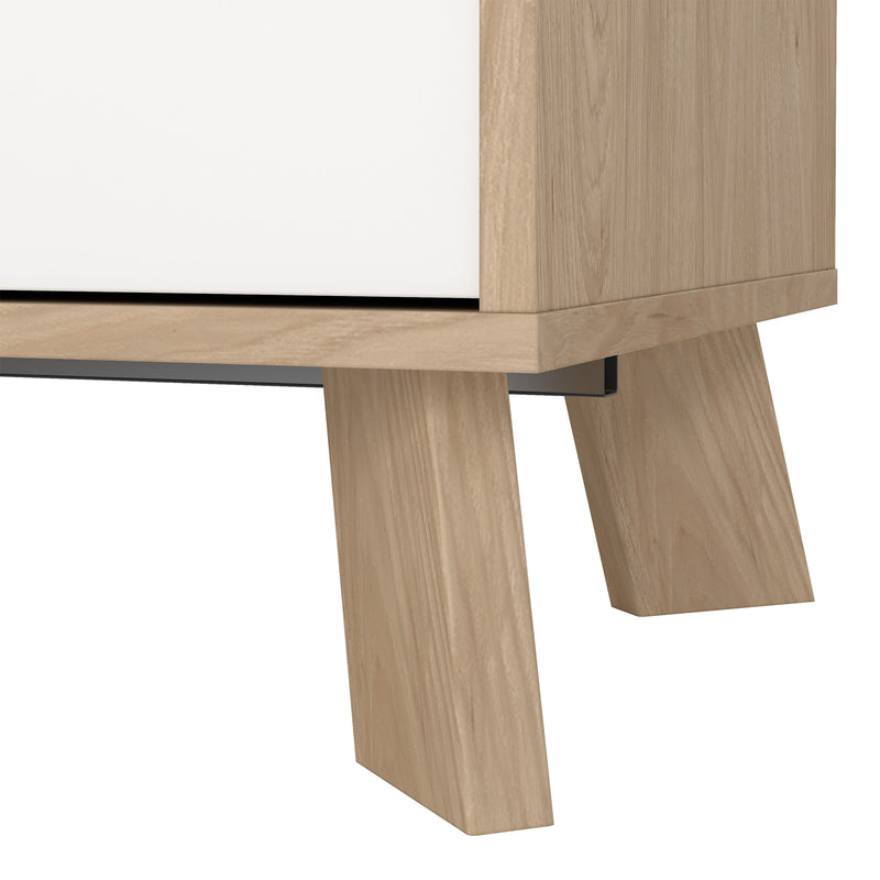 Ikast Sideboard 2 Doors + 3 Drawers in Jackson Hickory and White – image 10