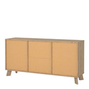 Ikast Sideboard 2 Doors + 3 Drawers in Jackson Hickory and White – image 5