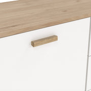 Ikast Sideboard 2 Doors + 3 Drawers in Jackson Hickory and White – image 9