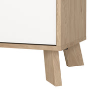 Ikast Sideboard 2 Doors + 1 Drawer in Jackson Hickory and White – image 10