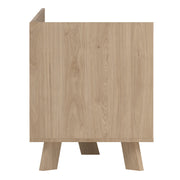 Ikast TV-unit with 1 Door + 2 Drawers in Jackson Hickory and White – image 4