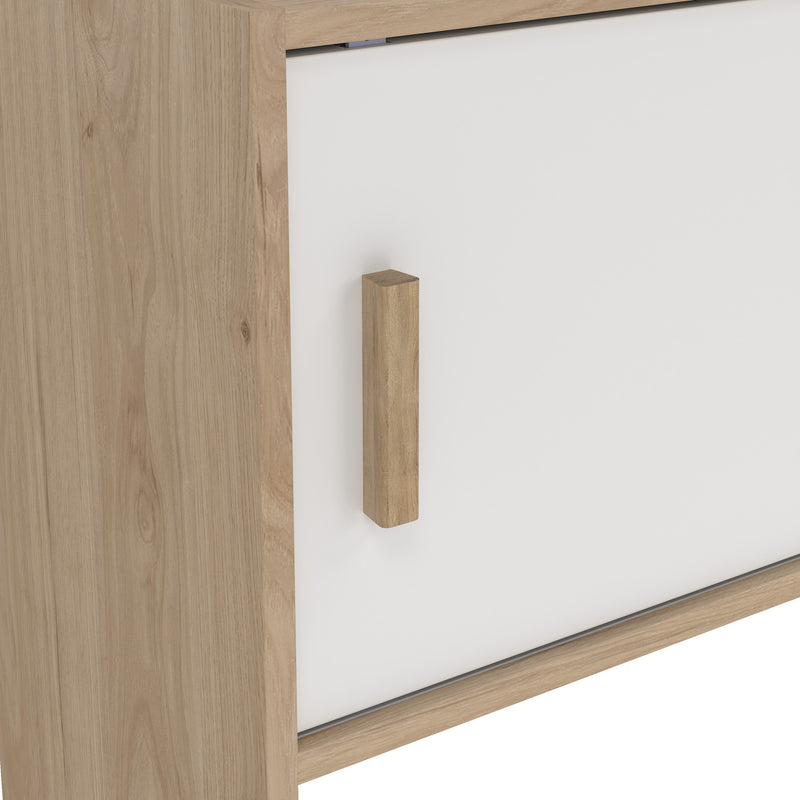 Ikast TV-Wall Unit with 2 Sliding Doors in Jackson Hickory and White – image 10