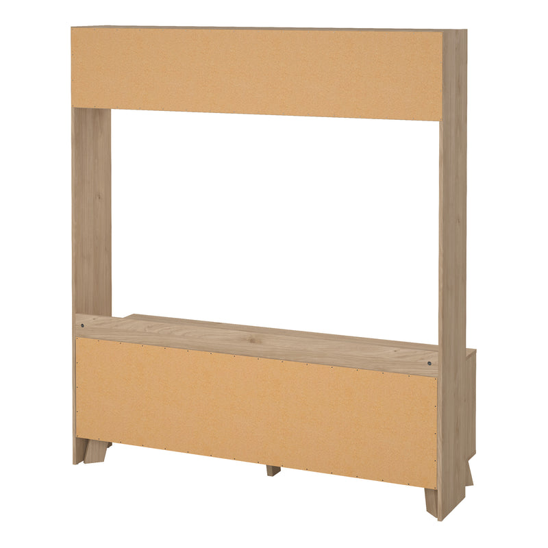 Ikast TV-Wall Unit with 2 Sliding Doors in Jackson Hickory and White – image 5