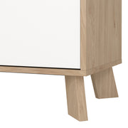 Ikast China Cabinet 2 Doors in Jackson Hickory and White – image 10