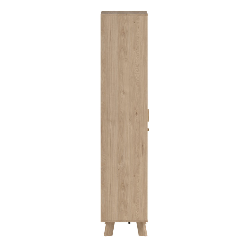 Ikast China Cabinet 2 Doors in Jackson Hickory and White – image 4