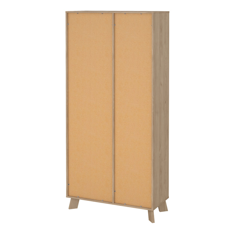 Ikast China Cabinet 2 Doors in Jackson Hickory and White – image 5