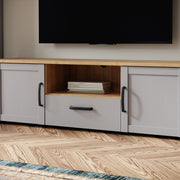 Bohol 2 Door 1 Drawer TV Unit – Grey – image 6