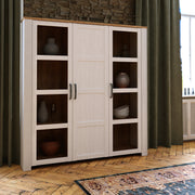 Bohol 3 Door Large Display Cabinet – White – image 5