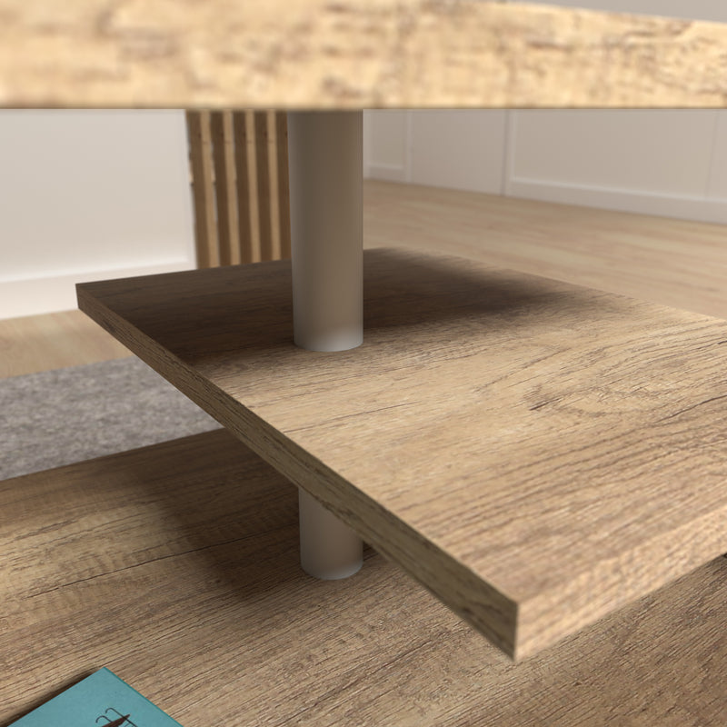 Bailey Coffee Table in Antique – Antique Oak – image 4